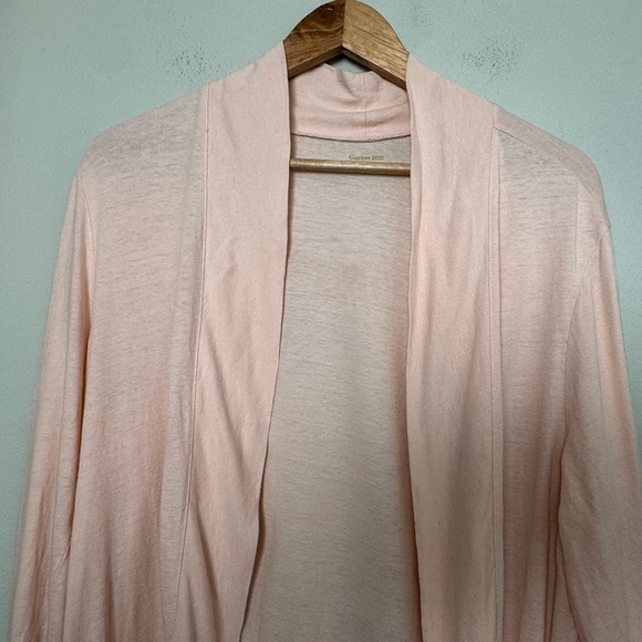 Garnet Hill Linen & Modal Pocket Detail in Blush/Peach Size XL - Picture 5 of 13